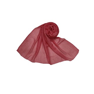 Ribbed Cotton Hijab - Pink